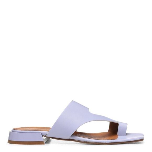 NEW!!! DONALD J. PLINER LAVENDAR LEATHER SANDALS size 40 - Picture 2 of 10